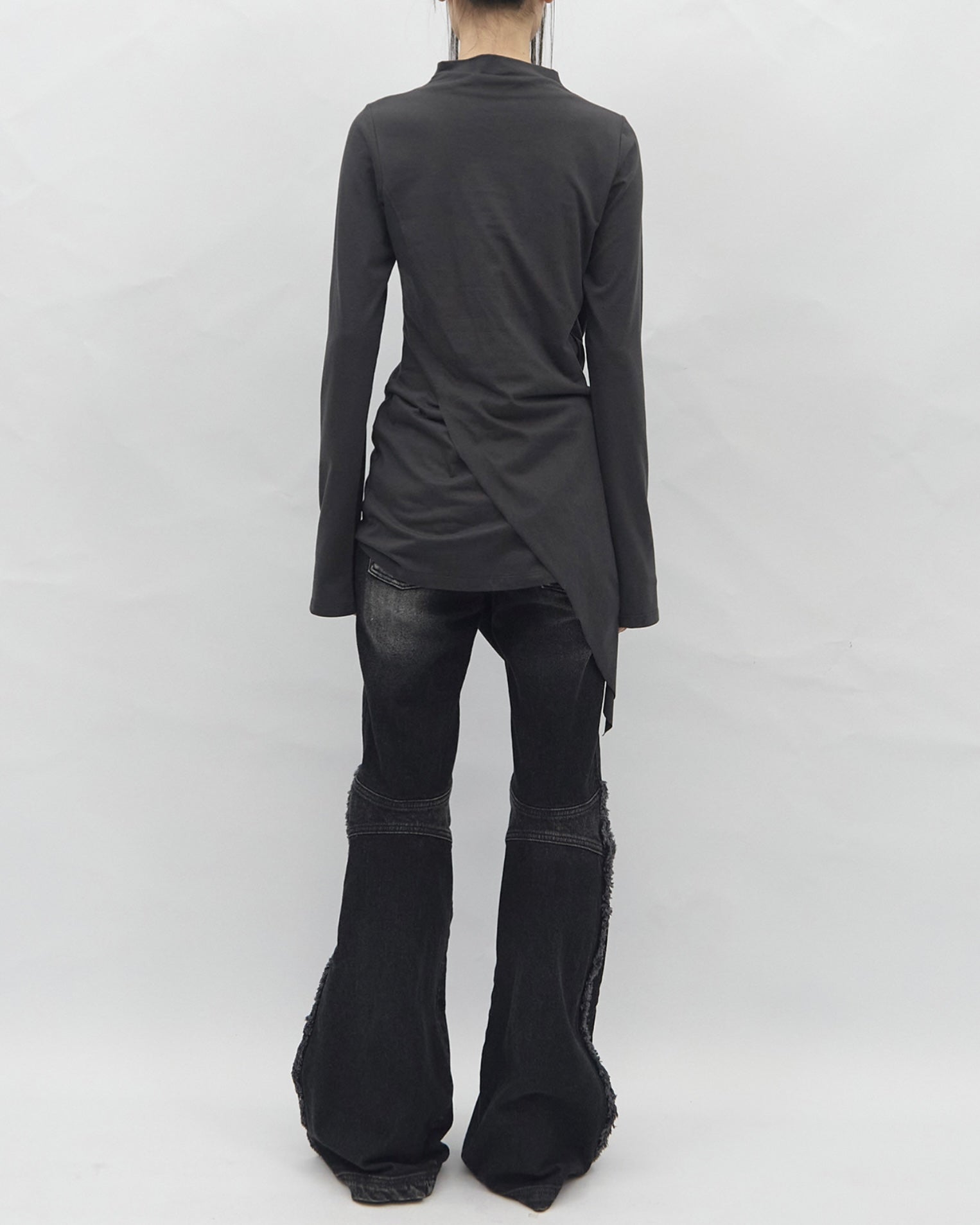 【BLR BLUER】Soft Draping Long Sleeve
