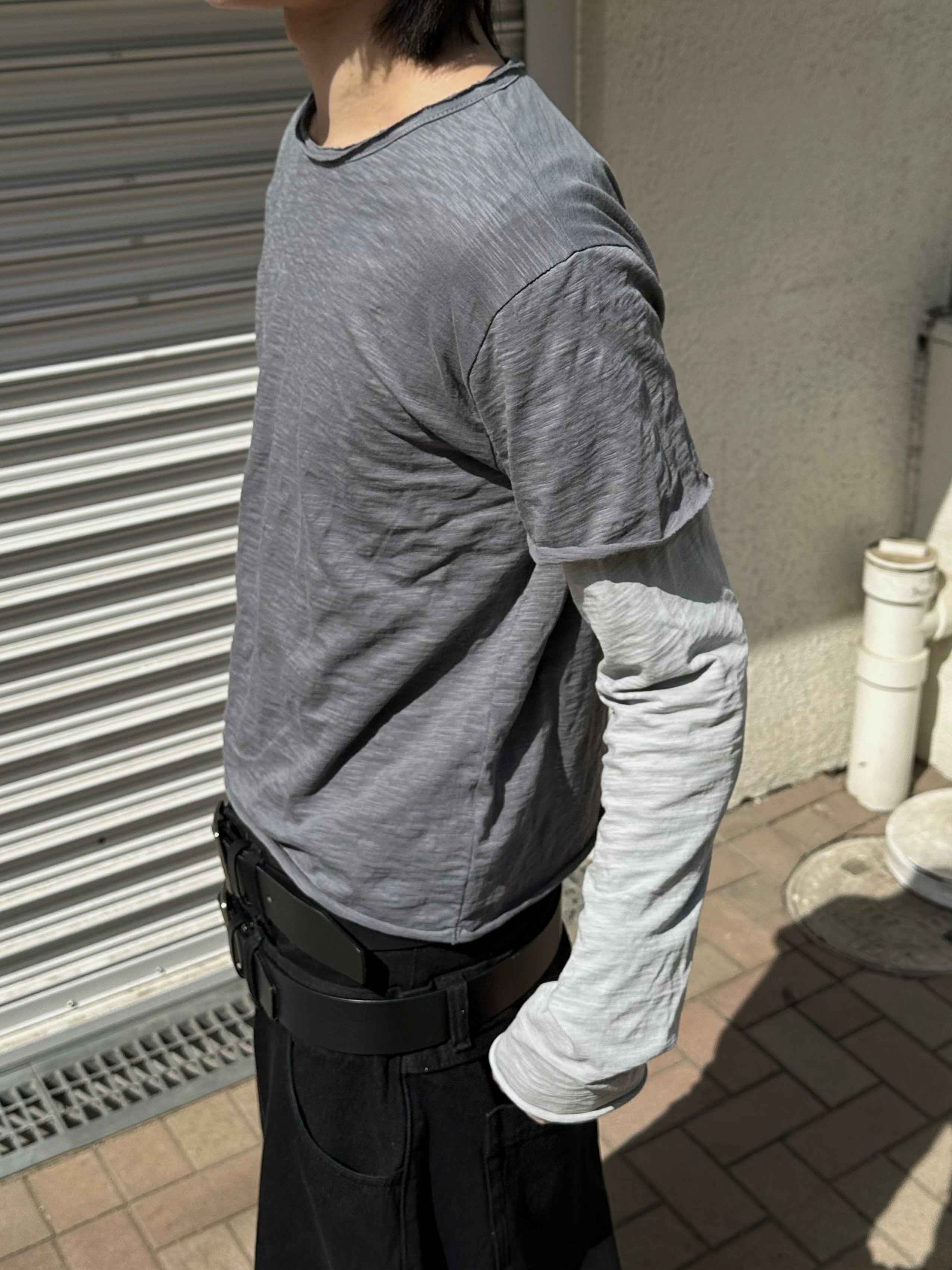 【youll】layered long sleeve tee (2color)