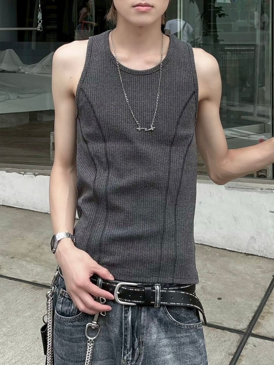 受注制【nmtc+】tight tank top (3color)