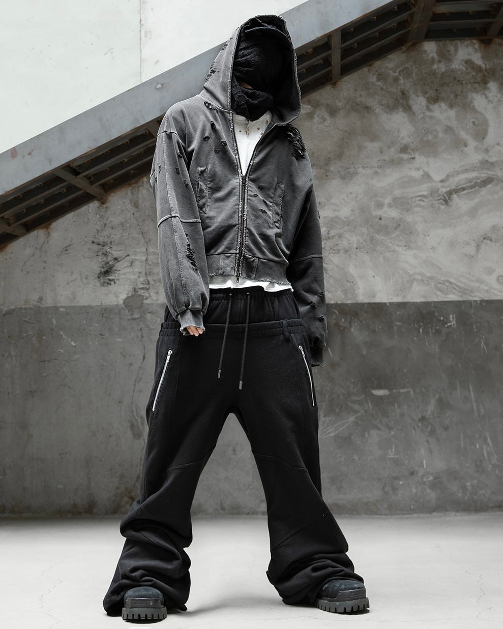 【roaringrad】Layered Waist Sweat Pants