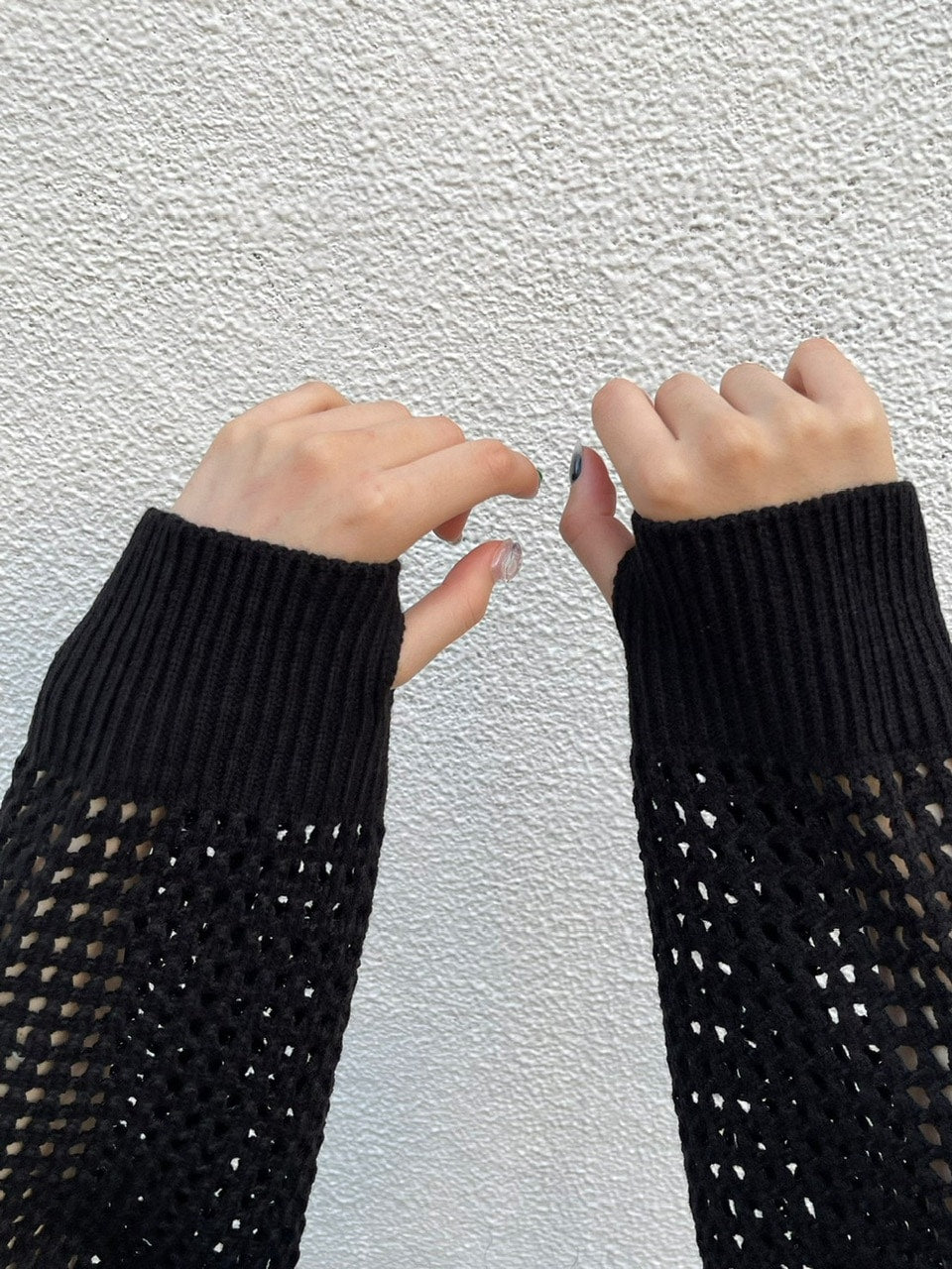 受注制【Chikashitsu +】mesh zip hoodie (5color) / 【チカシツプラス】メッシュ長袖ジップパーカー