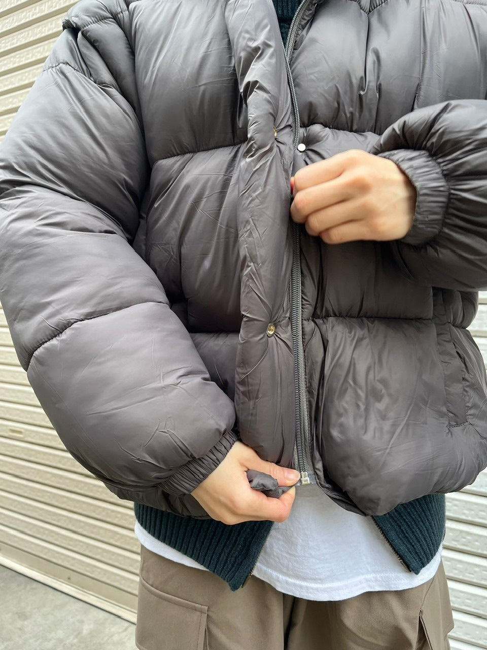 受注制【Chikashitsu +】2way padding jacket (4color)