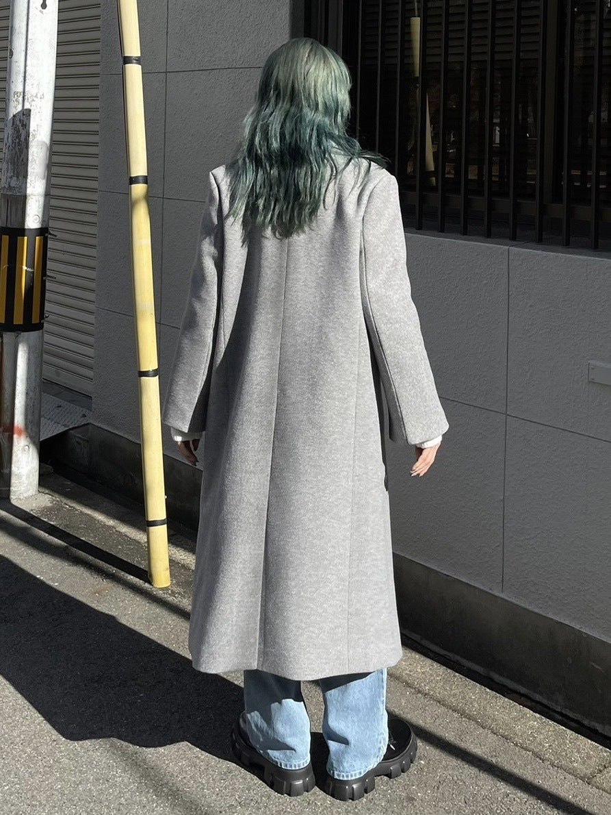 受注制【Chikashitsu +】arm zip gentleman coat (2color)