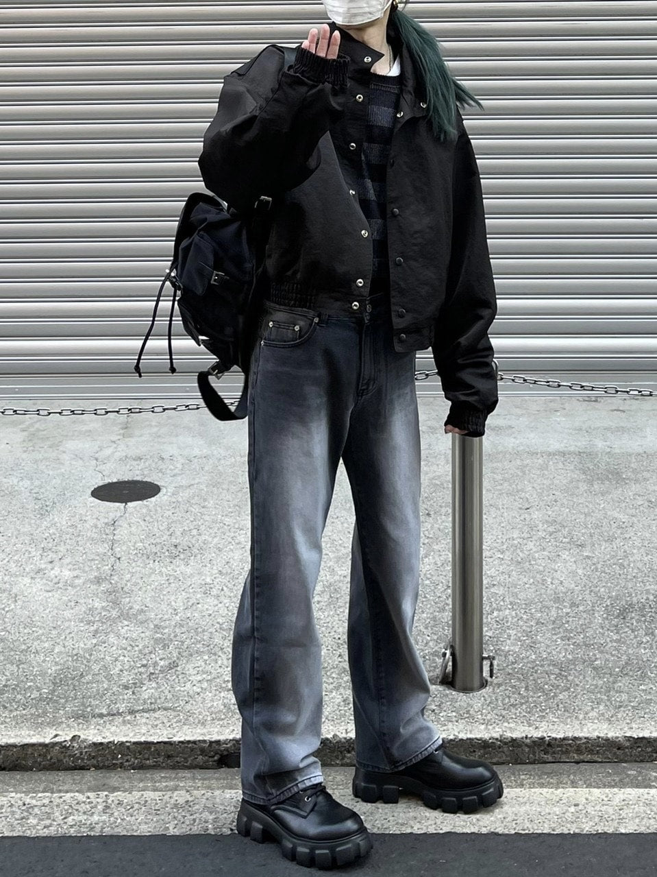 【Chikashitsu +】vintage wash denim pants (2color) / 【チカシツプラス】ヴィンテージウォッシュデニムパンツ