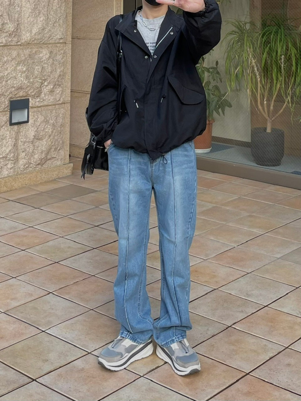 受注制【Chikashitsu +】cotton blouson(3color) / 【チカシツプラス】コットンジャケット