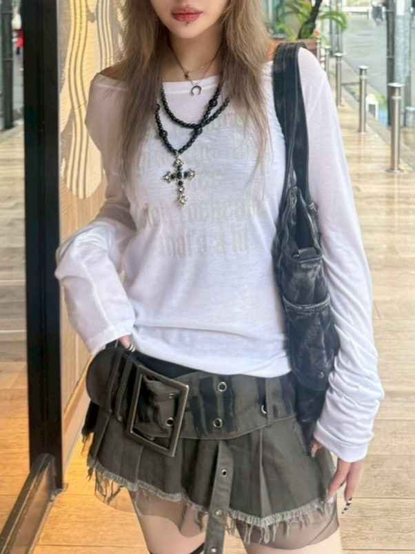 【ROCK CAKE】Funk Mesh Top