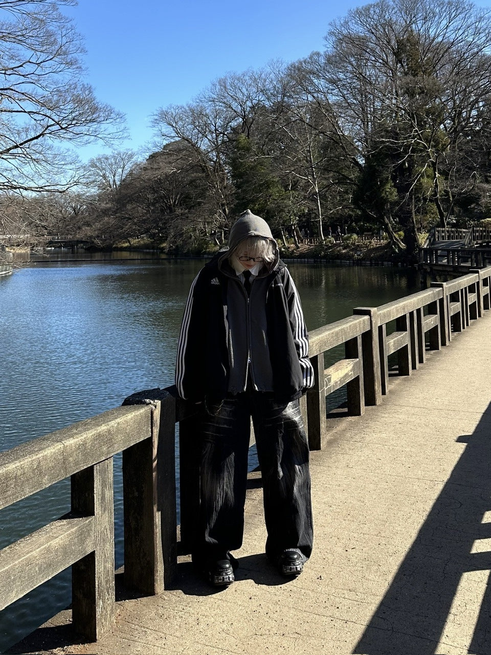 大阪店WEB限定受注制【Chikashitsu +】full zip up knit hoodie (3color)