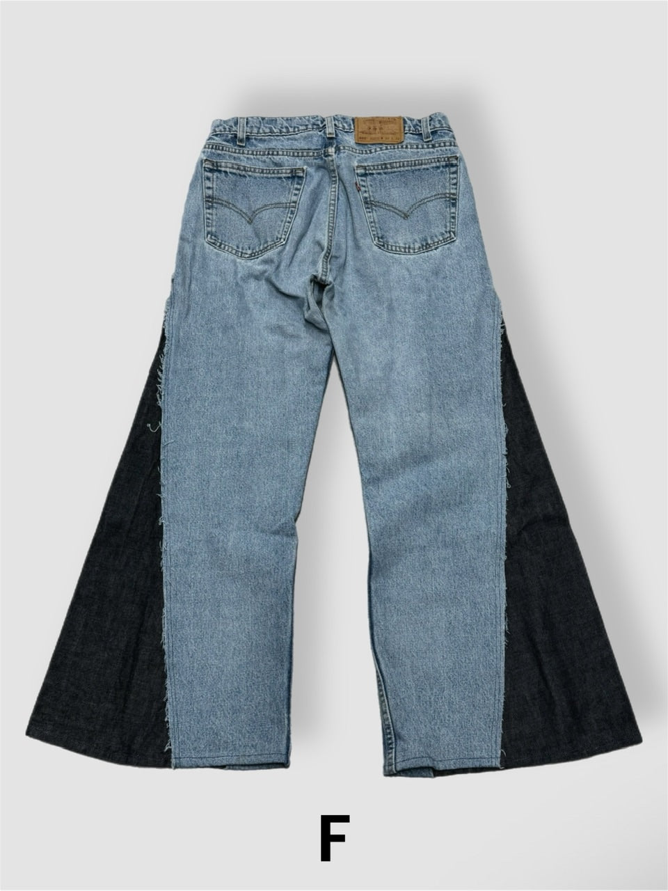【Re +】newold docking flare denim pants (blue)
