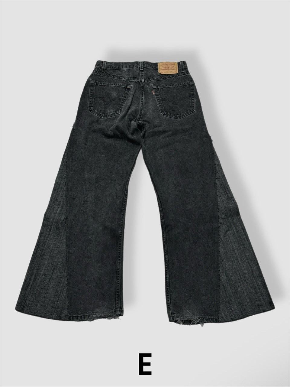 【Re +】newold docking flare denim pants (black)