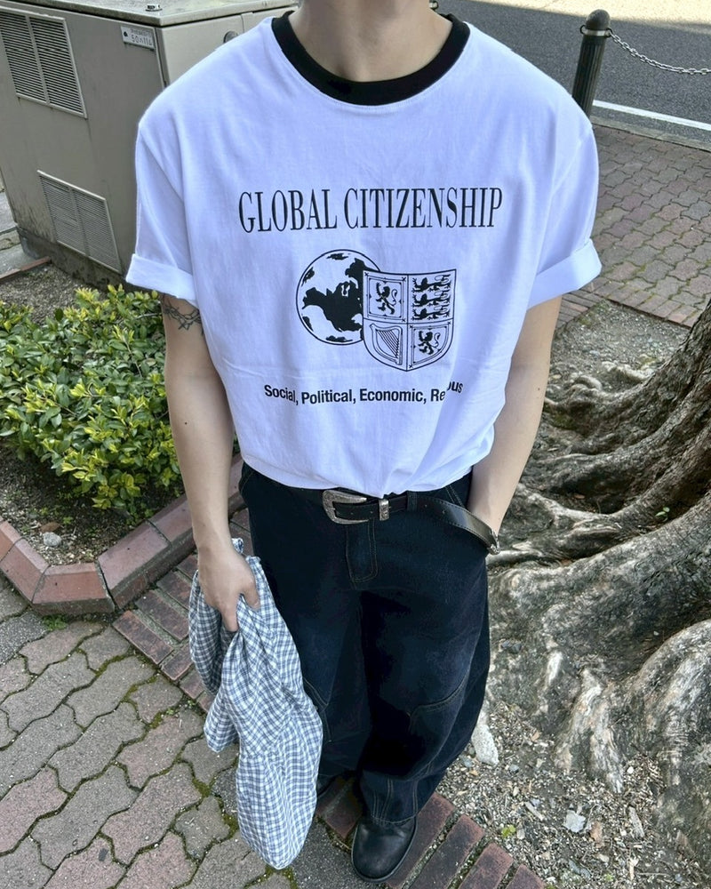 受注制【youll】global linger tee (2color)
