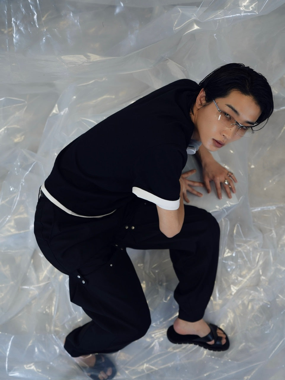 【CS】2-PIECE CROPPED PACK TEE