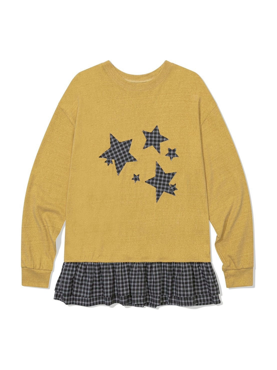 12/21 20:00 再販【Uglyshadow】STAR FRILL LONGSLEEVED T-SHIRT