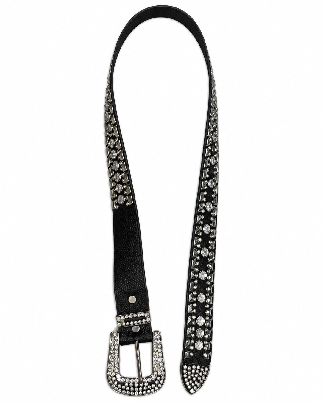 【Never mind the XU】RHINESTONE STUDDED BELT