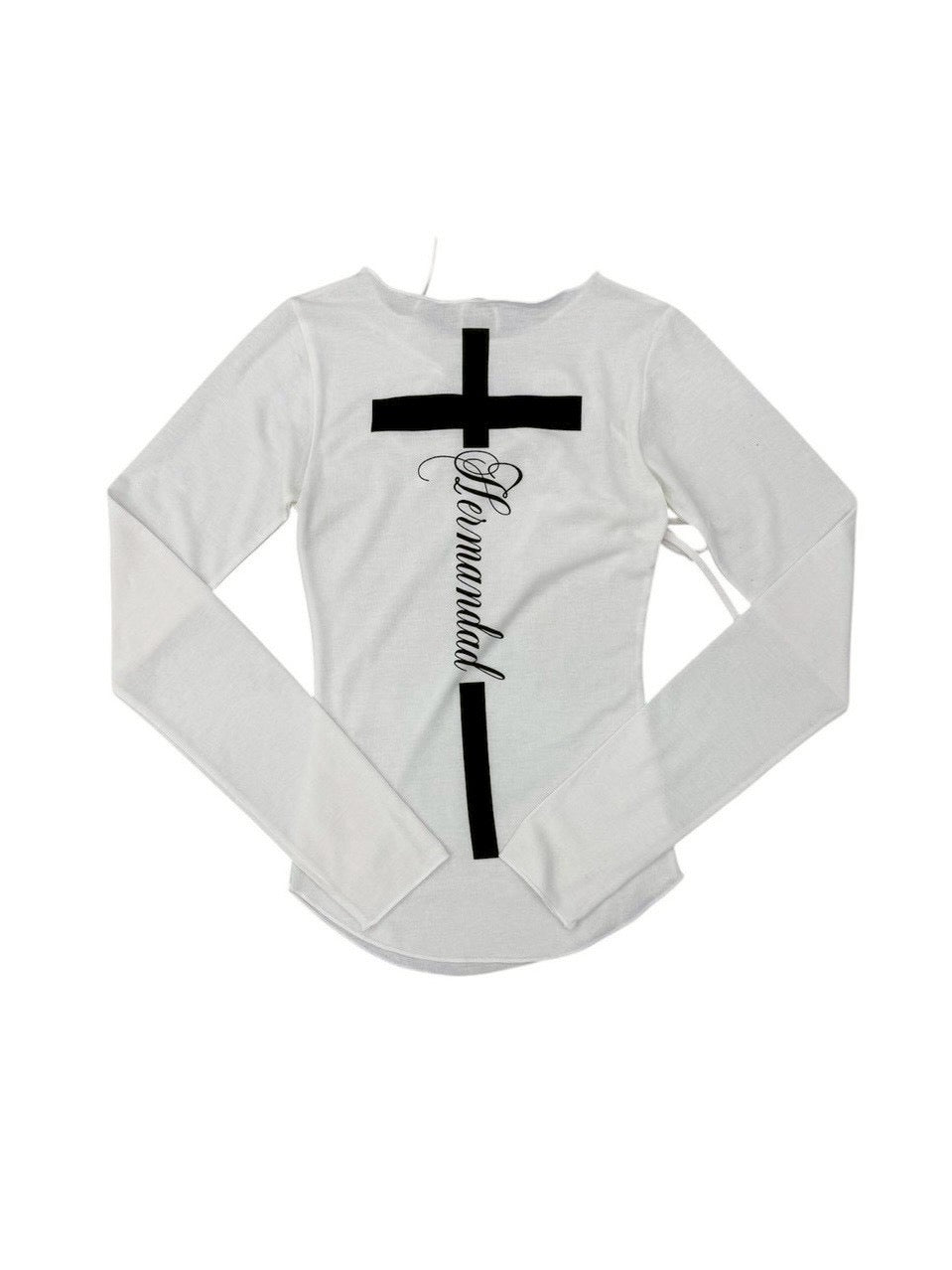 受注制【nmtc+】back logo cross long sleeve (2color)