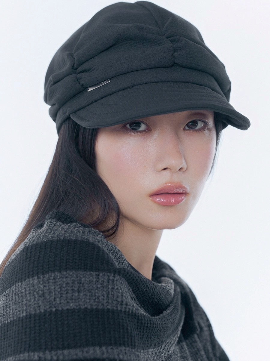 【Miseki seoul】Pleats shirring cap