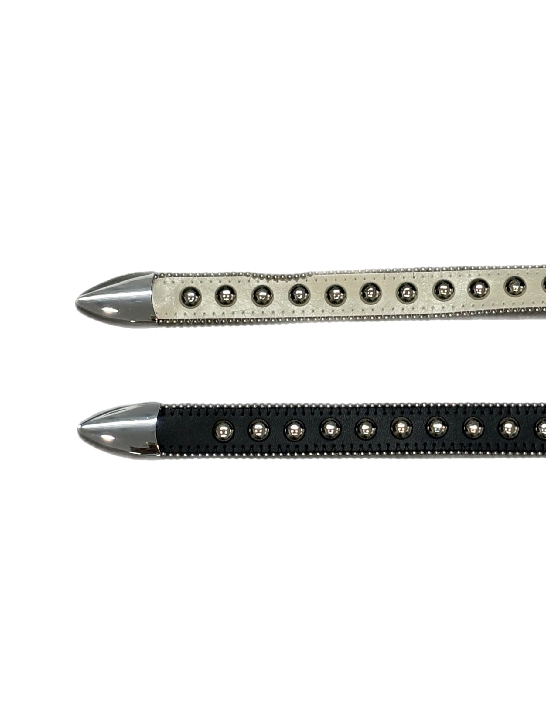 受注制【Never mind the XU】studs belt (2color)