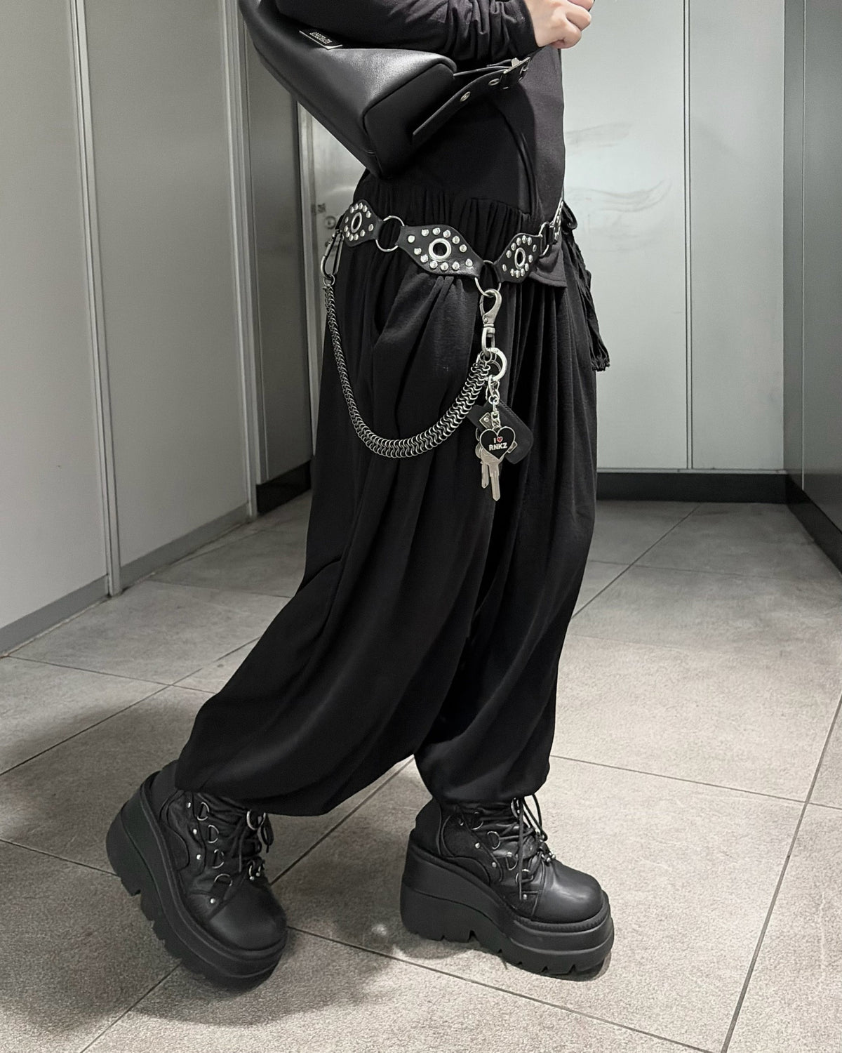 受注制【nmtc+】sweat sarouel pants (3color)