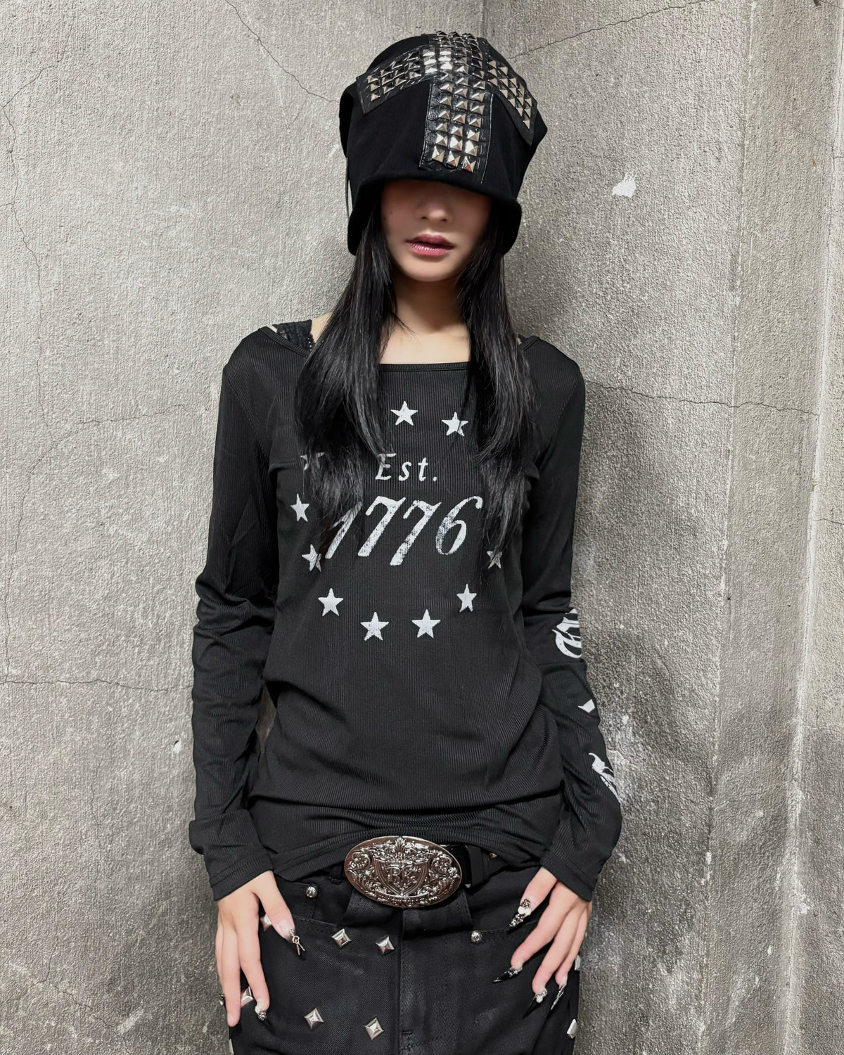 国際配送【Never mind the XU】Est. 1776 Cross Long Sleeve