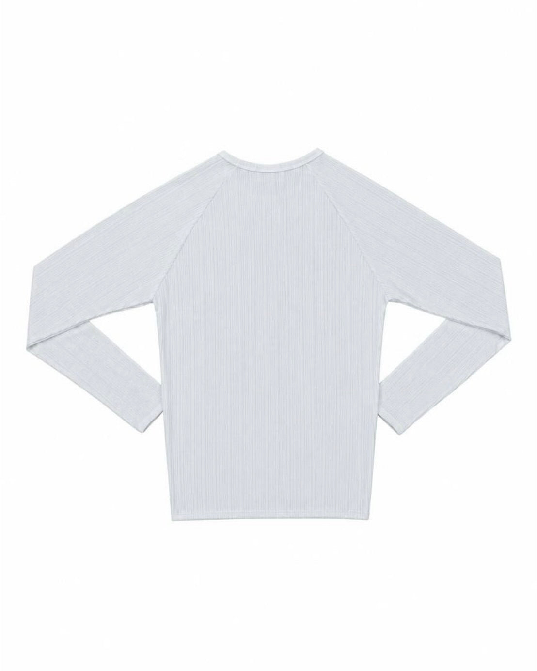 受注制【nmtc+】Snap henley neck ribbed slim top (4color)