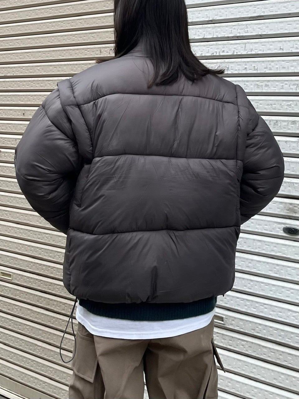 受注制【Chikashitsu +】2way padding jacket (4color)