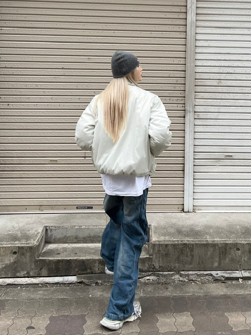 【Chikashitsu +】unisex padding blouson (4color) / 【チカシツプラス】ユニセックスパディングエムエーワン長袖ブルゾン
