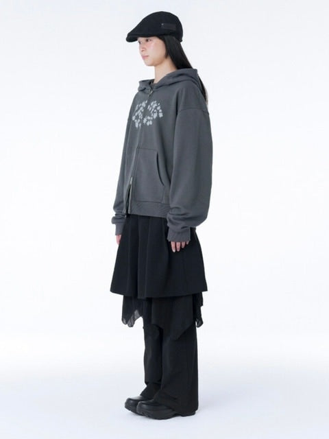 【Miseki seoul】Midnight star over zip-up hoodie