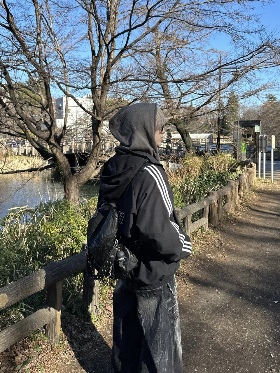 大阪店WEB限定受注制【Chikashitsu +】full zip up knit hoodie (3color)