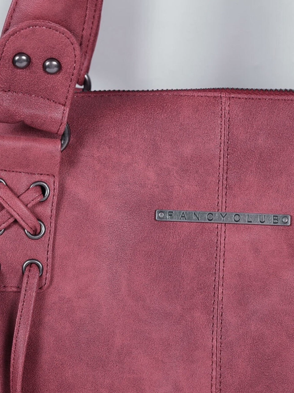 【FANCY CLUB】BELTED WASHING LEATHER BAG / 【ファンシークラブ】ベルトウォッシングレザーショルダーバッグ
