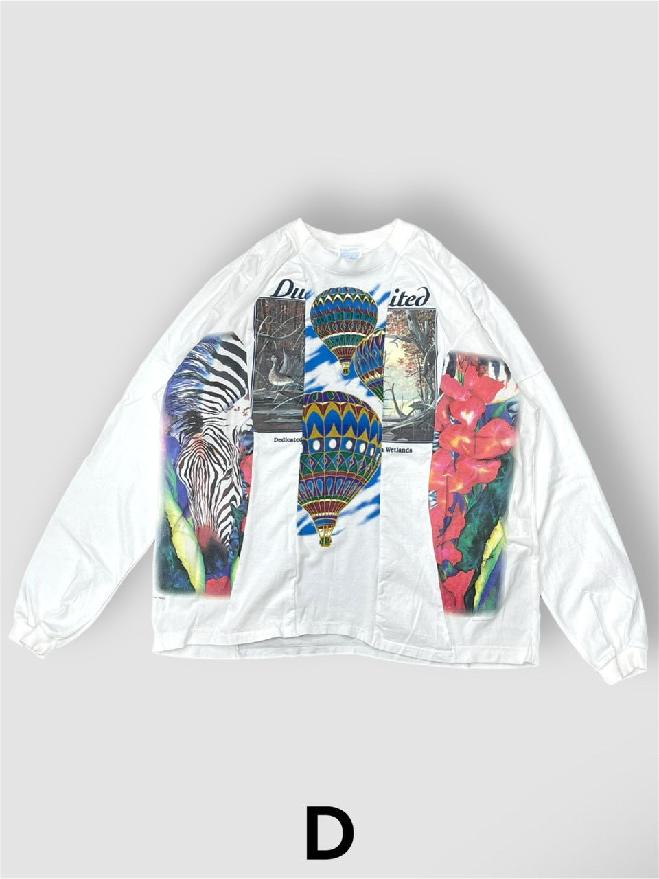 【Re +】cutting switch long sleeve (white)
