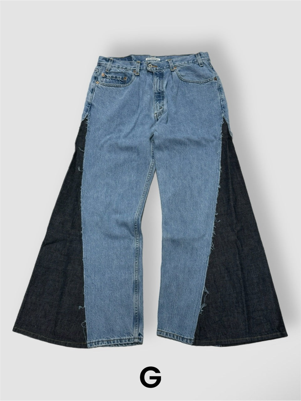 【Re +】newold docking flare denim pants (blue)