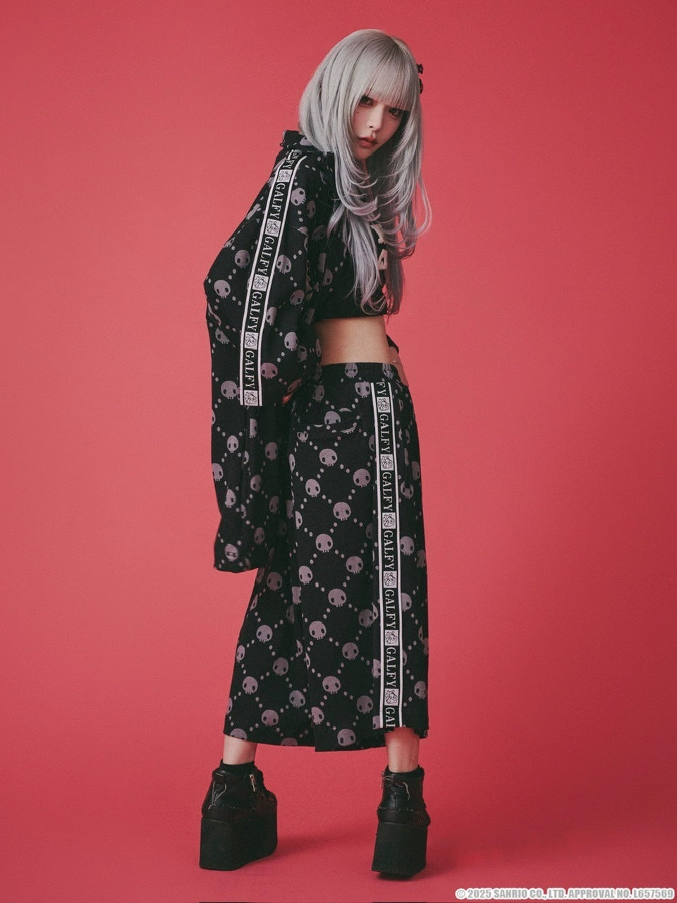 【GALFY×KUROMI】ドクロだらけ夏セットアップ