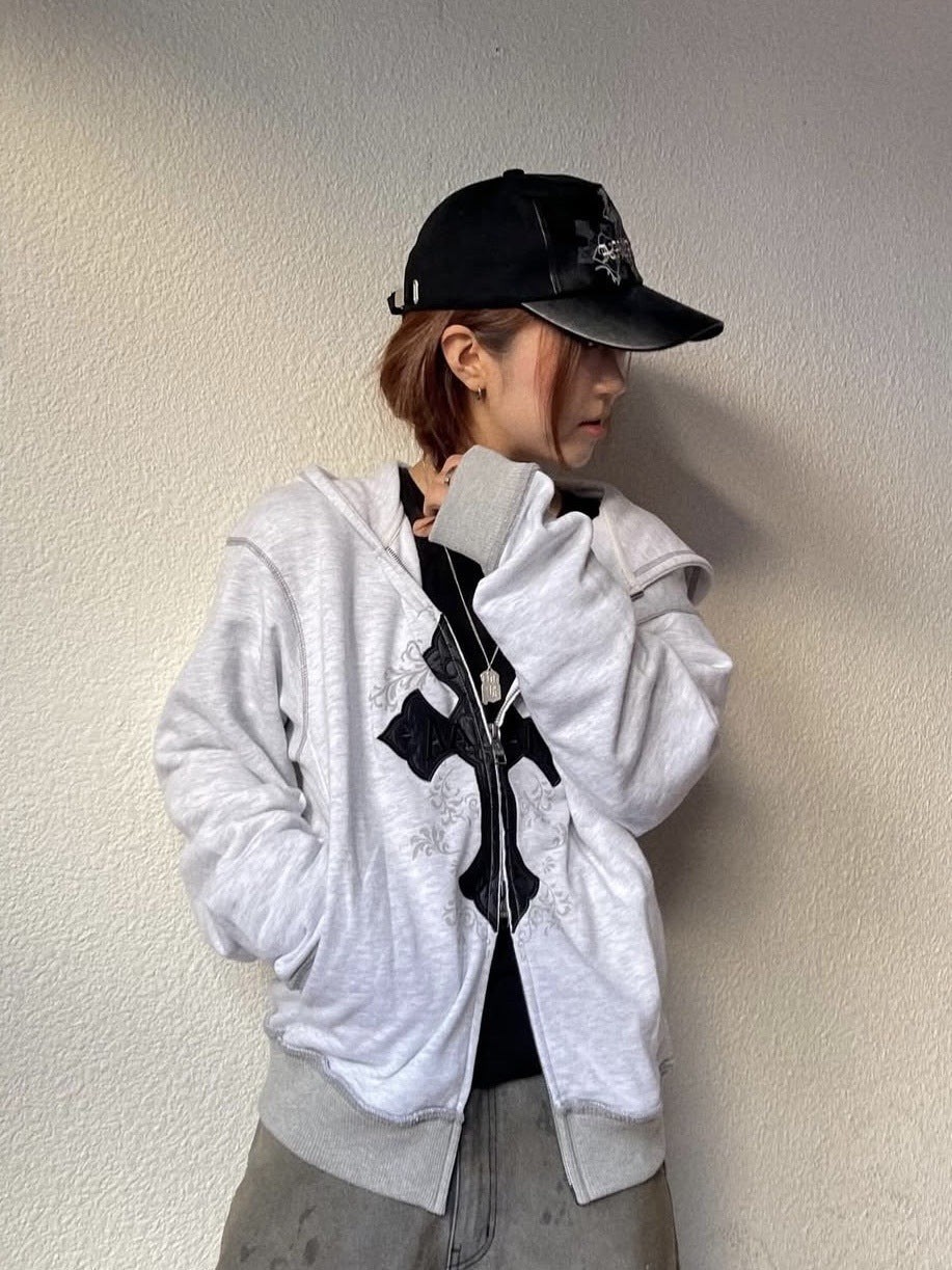 12/21再入荷【AAKAM】AKM CROS2 Zip-Up Hoodie