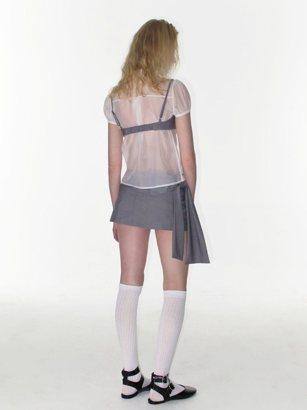 【CRANK】RIBBON MICRO SKIRT