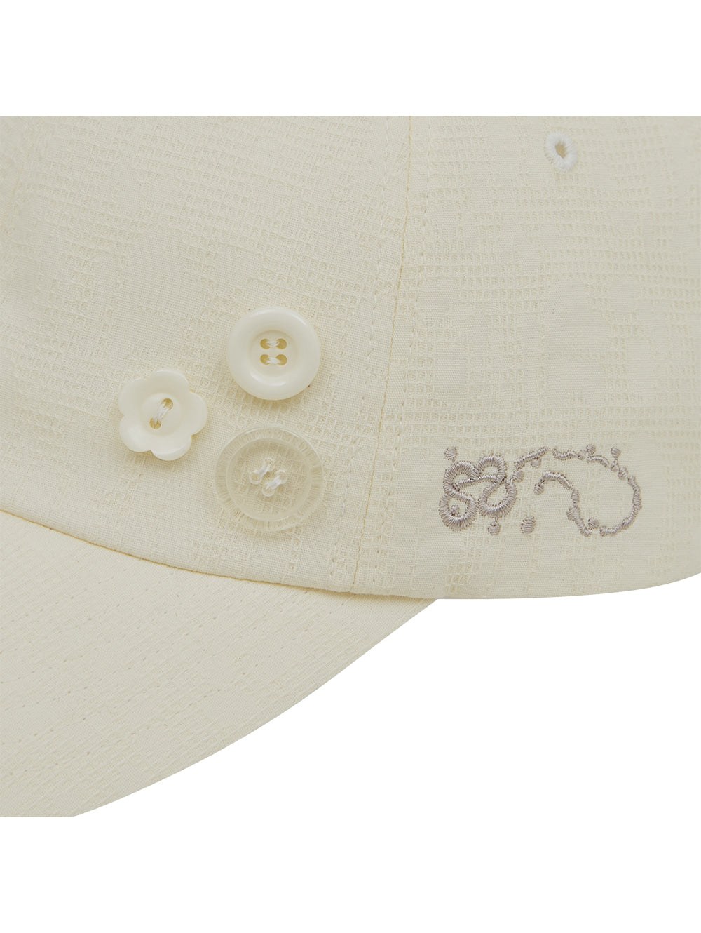 【TUOMIO】BUTTON RIBBON CAP