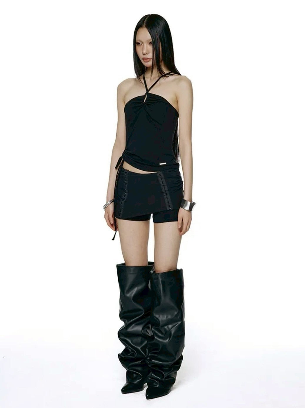 【ROCK CAKE】Waist Band Layer Shorts