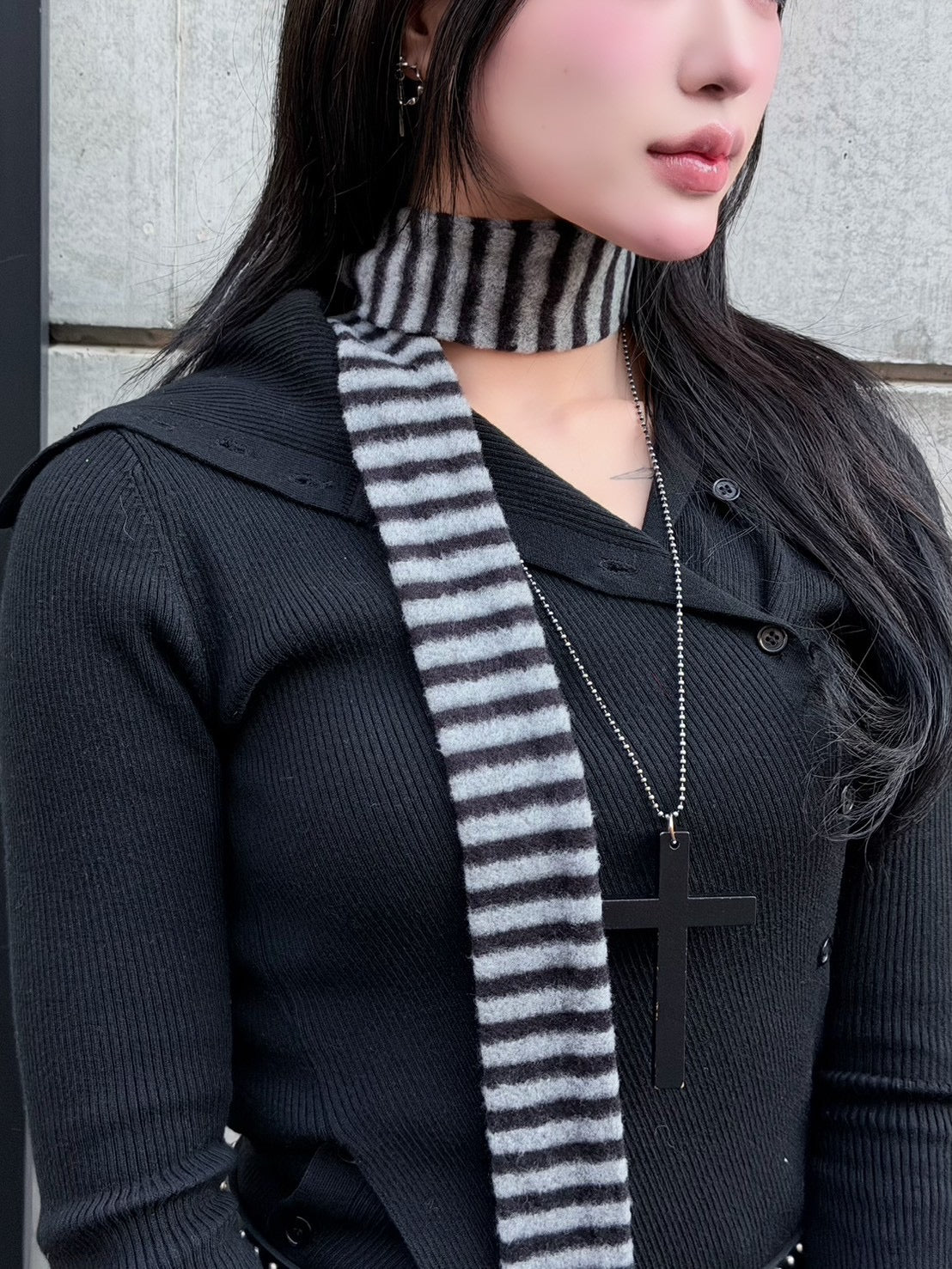 3/1 20:00発売 受注制【nmtc +】border tie / 【エヌエムティーシープラス】ボーダータイ (3color)