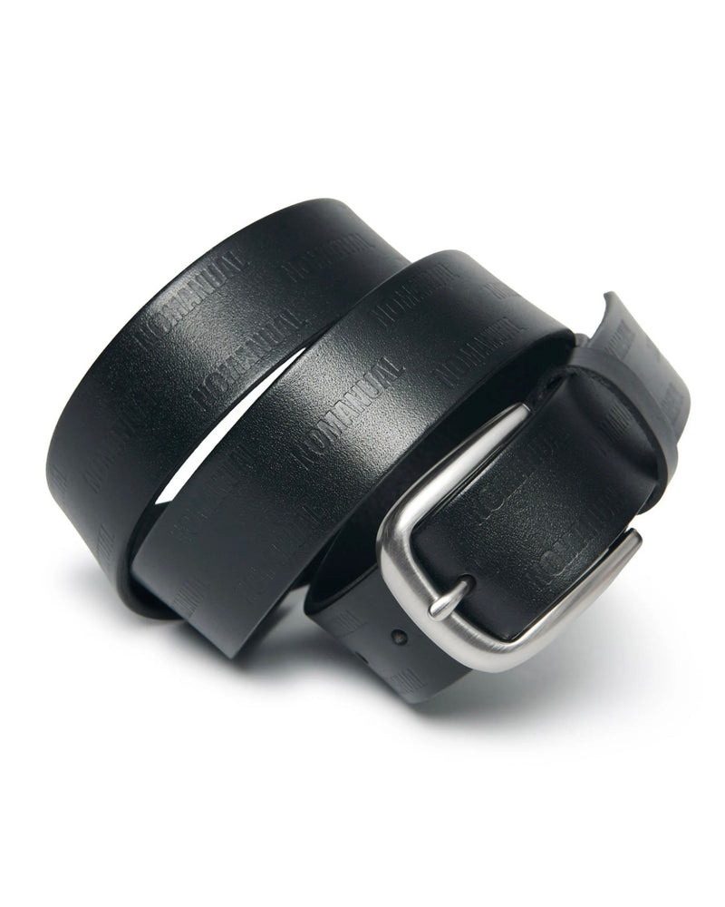 【NOMANUAL】DEBOSSED LOGO BELT
