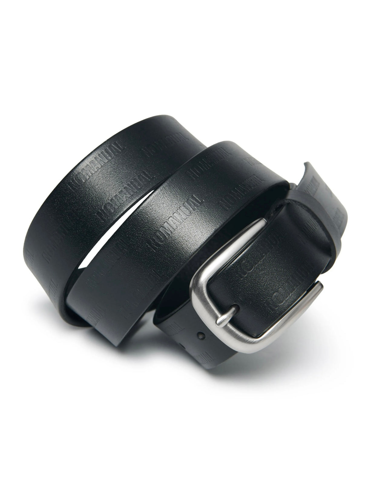 【NOMANUAL】DEBOSSED LOGO BELT