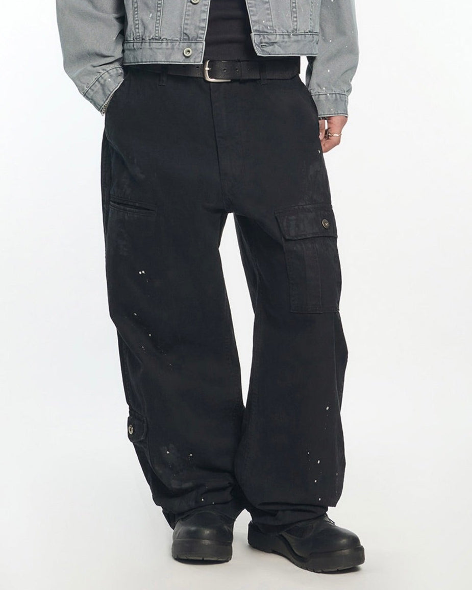 【NOMANUAL】SPLATTER CARGO PANTS