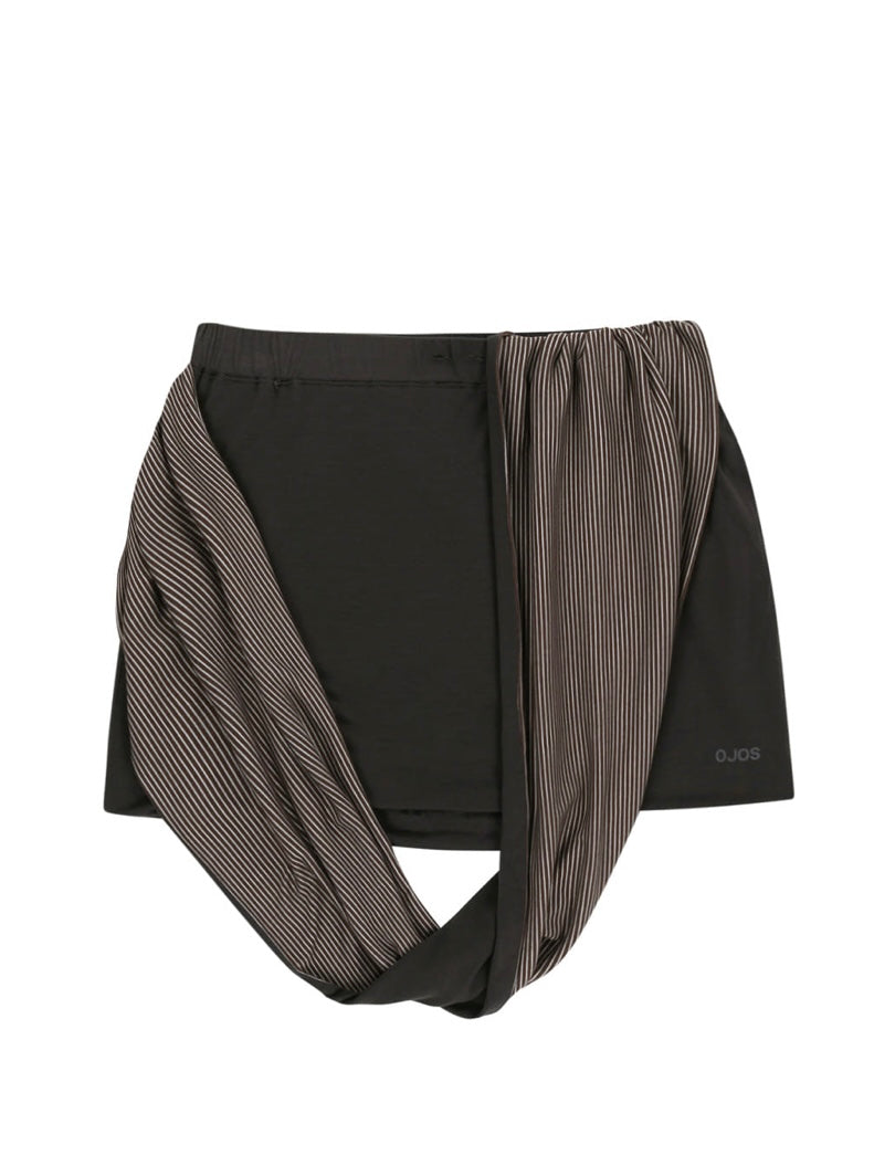 【OJOS】Draped Pumpkin Shorts