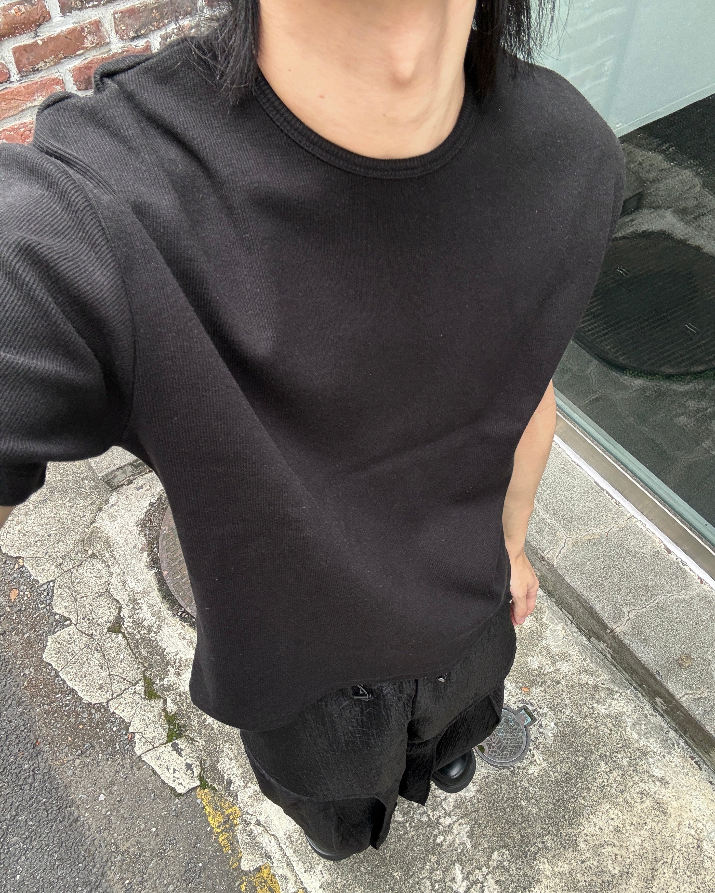 受注制【youll】Essential compact tee (2color)