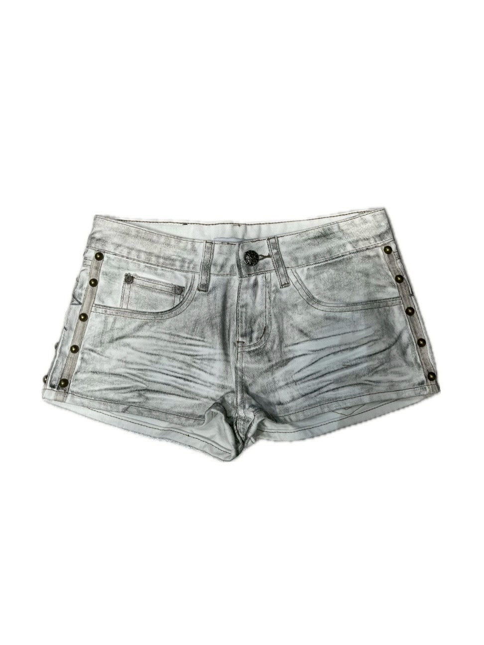 7/11 20:00発売　国際配送【BABY09】angel studs denim shorts (3color)