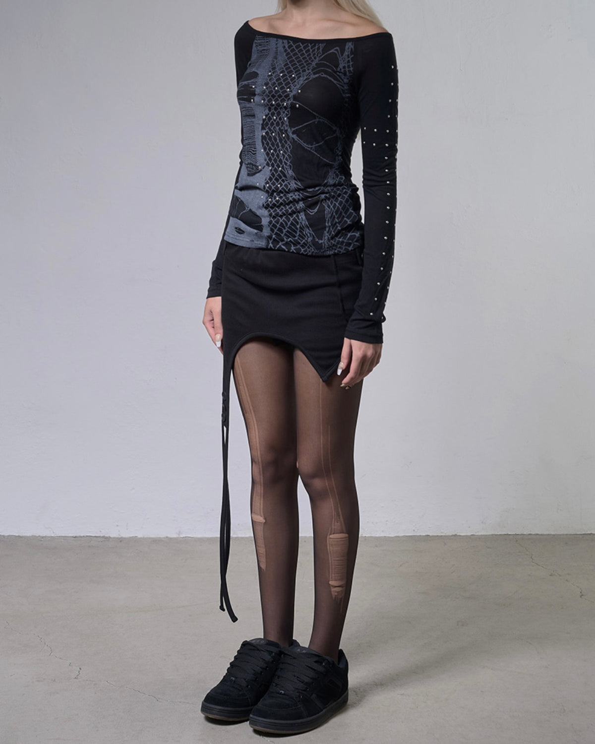 【FANCY CLUB】OVERLAY SHORTS