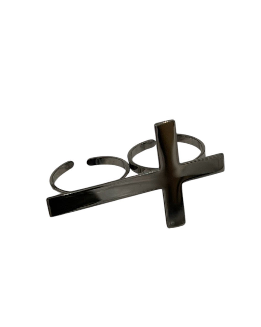 国際配送【BABY09】punk cross ring