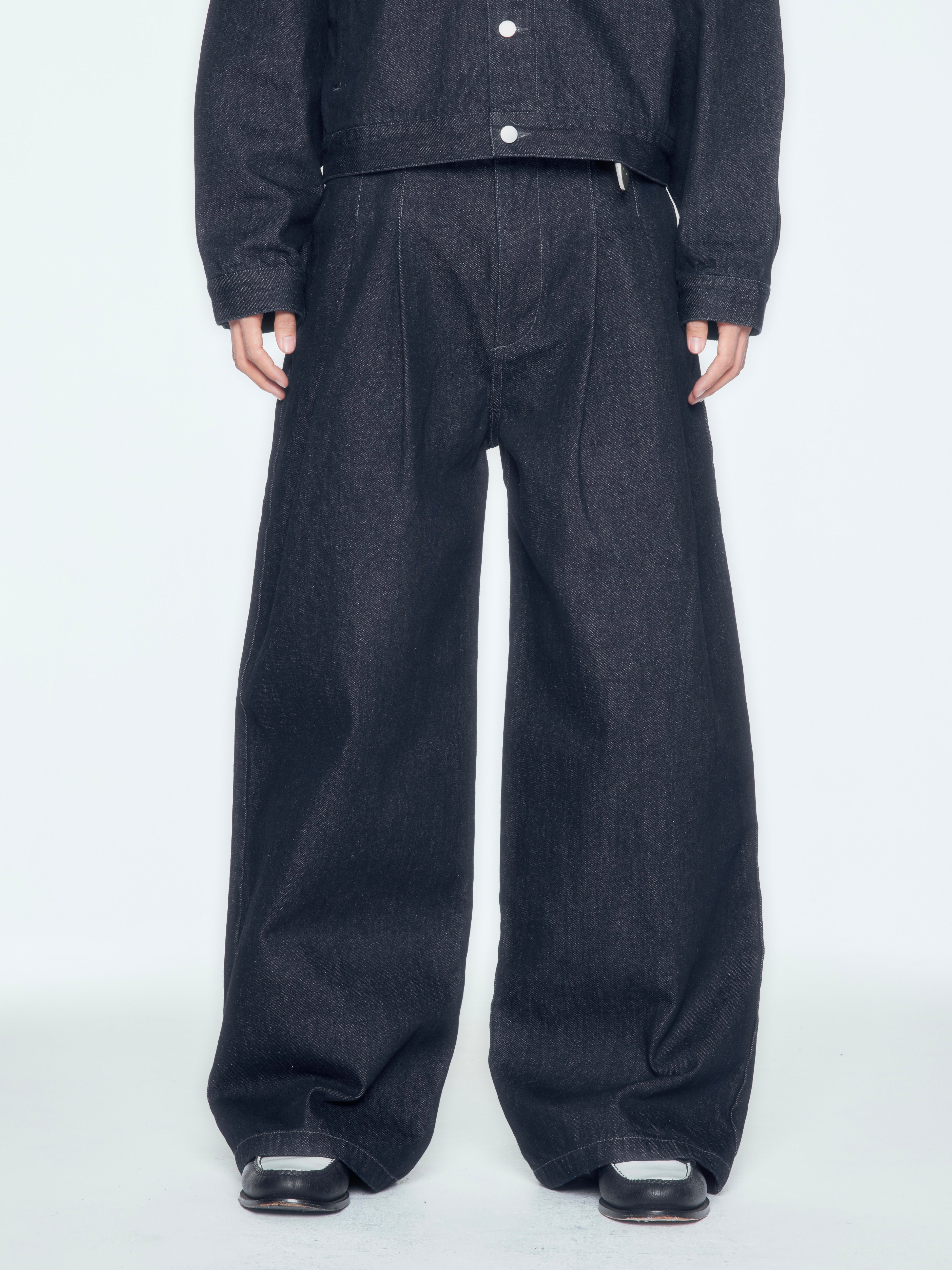 【CS】two tuck baggy denim