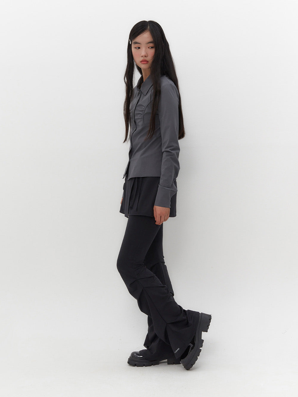 【TUOMIO】STRAPPY SKIRT PANTS
