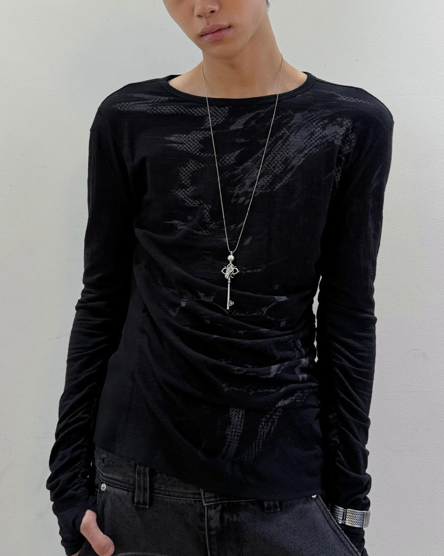 【LECYTO】Winged Key Pendant Necklace