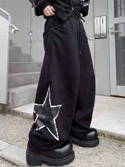 受注制【LUV CODE】star rivet sweat pants (2color)
