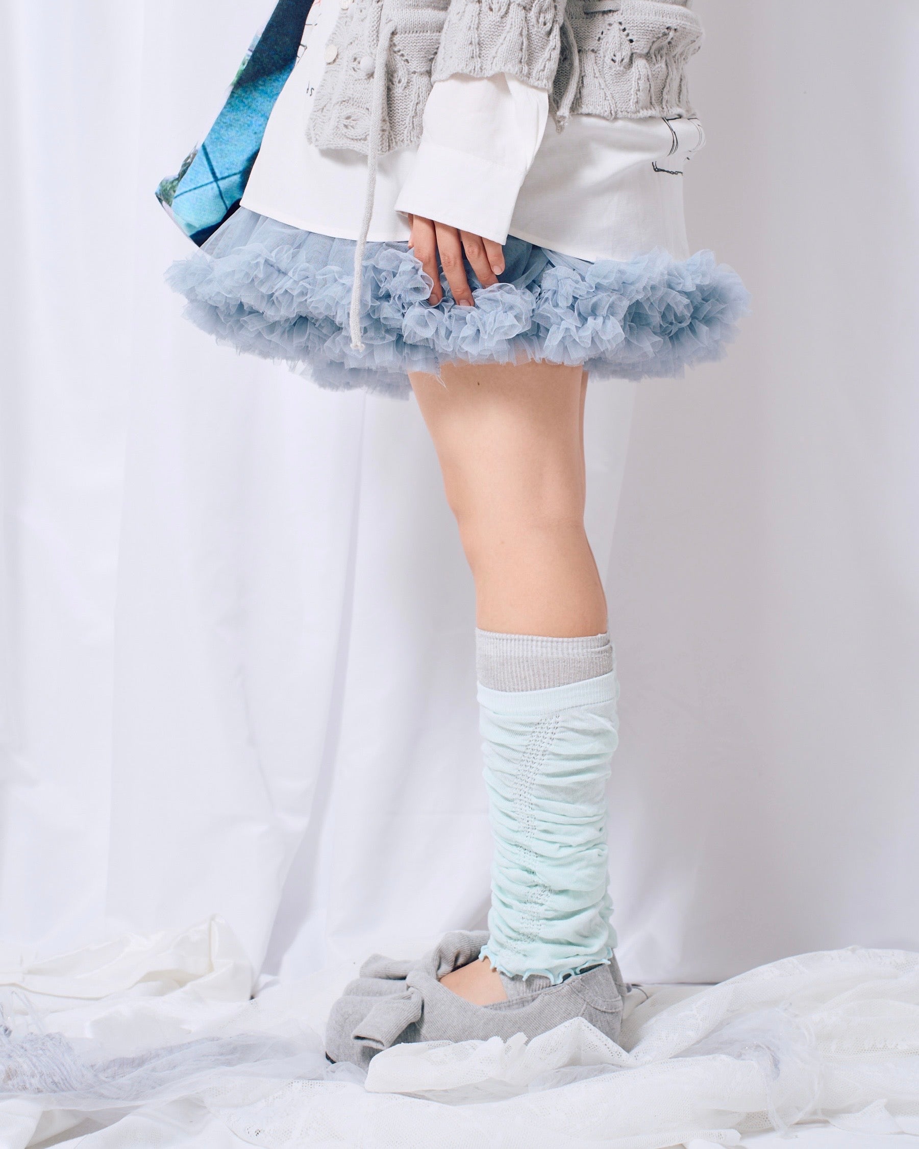 9/18 20:00 発売 国際配送【Nerd out XU】Sweat Ribbon Mary Jane