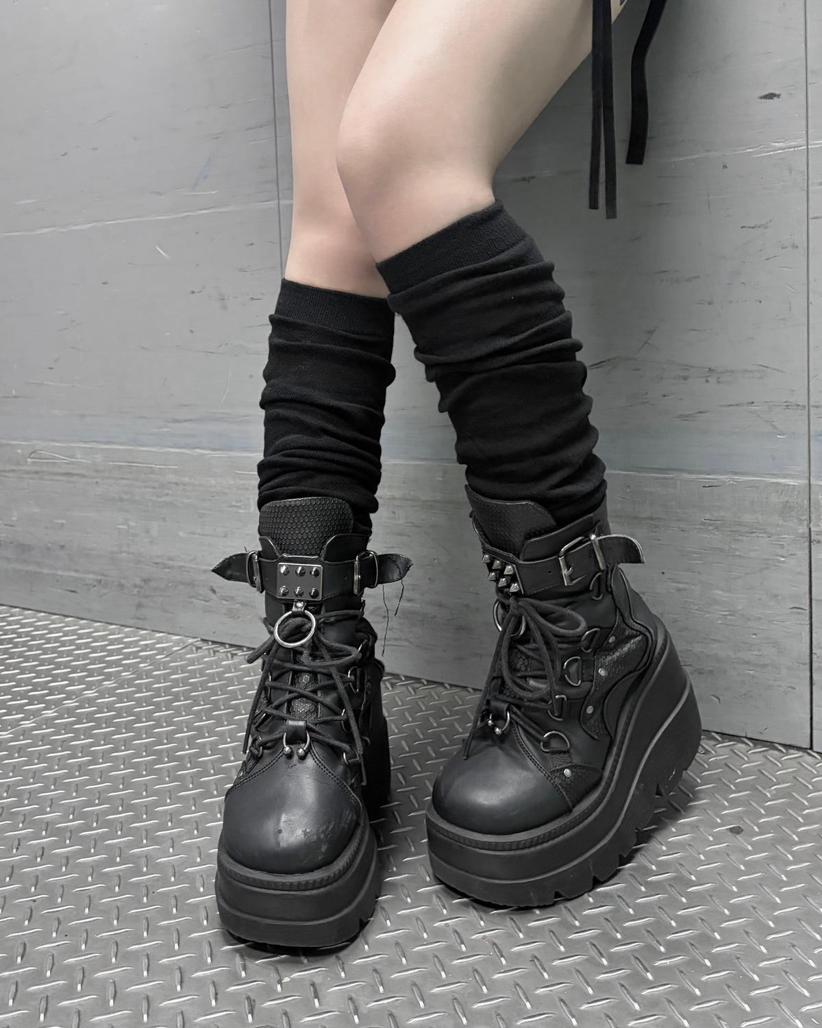 受注制【nmtc+】Over knee socks (3color)